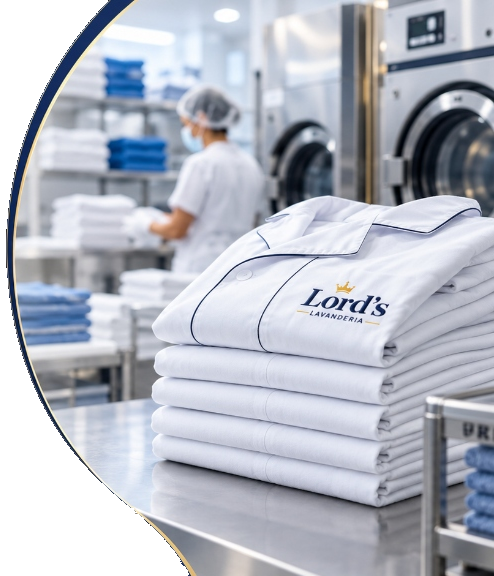 Rouparia profissional para clínicas e instituições de saúde Lord's Lavanderia