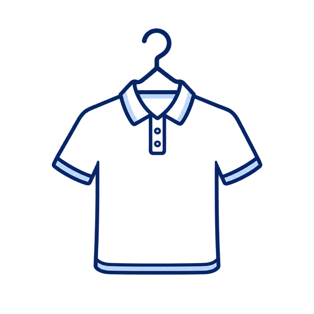 Camisa Polo no Cabide